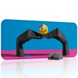 Maksimalizm Oyuncu Gaming Mouse Pad Kauçuk Kaymaz Taban Mousepad (V3, 70x30 XL)