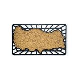 Makta Türkiye Haritalı Dekoratif Mantar Pano Siyah - Kahverengi 60 x 33 cm