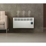 MAKTEK 1500 Watt Türkiye'de Tek LCD Ekranlı Elektrikli Isıtıcı Panel Konvektör Isıtıcı (Ayaklar,taşıma kolu ve askı aparatı dahil)
