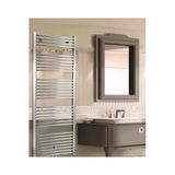 MAKTEK 600X800 Yüksek Kaliteli Çelik Düz Havlupan Krom Kaplama Havlu Radyatör 60X80