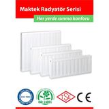 MAKTEK Panel Radyatör 400 mm Tip 22 Pkkp 40 cm Tüm Boylar( Kalorifer Petek ) - 40x90