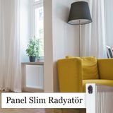 MAKTEK Slim Panel Radyatör Ince Radyatör Petek Kalorifer TİP22 6,5 cm Genişlik - 60x140