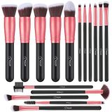 Makyaj Fırçaları Makyaj Fırça Seti - 16 Parça BESTOPE PRO Premium Sentetik Fondöten Kapatıcı Göz Farı Makyaj Fırçası, Eyeliner Fırçaları (RoseGold)