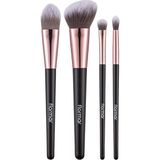 Makyaj Fırçası Seti (Allık-Fondöten-Far-Crease) - Makeup Brush Set - 012 - 8690604597772