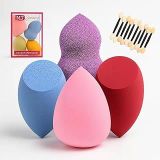 Makyaj Süngeri Seti, Göz Farı Uygulama Çubuğu 10’Lu, Latex,Free Beauty Blender Süngerleri, Çift Taraflı Aplikatör Seti, Profesyonel Makyaj Araçları, Fondöten, Kapatıcı