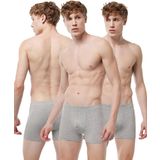 Malabadi 058 Likralı Modal Gri 3'lü Erkek Boxer