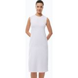 Malabadi 1049 Kadın Modal Sıfır Kol ( Kolsuz ) Uzun Elbise Astarı & Kombinezon - Beyaz - 2XL