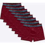 Malabadi Bordo 8'li Paket Erkek Çocuk Boxer 8M208 - 6 Yaş
