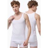 Malabadi Erkek 2 Adet Beyaz Ince Askılı Iz Yapmayan Modal Atlet 013 2M013 - XL