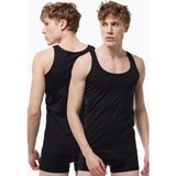 Malabadi Erkek 2 Adet Siyah Ince Askılı Iz Yapmayan Modal Atlet 013 2M013 - XL