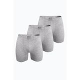 Malabadi Erkek 3 Lü Gri Premium Collection Modal Uzun Boxer 3M250