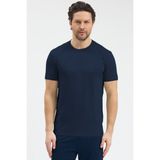 Malabadi Erkek Bisiklet Yaka Micro Modal Extra Yumuşak Rahat Kalıp Tişört 930 (Lacivert, 2XL)