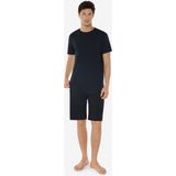 Malabadi Erkek Bisiklet Yaka Micro Modal Extra Yumuşak Şortlu Pijama Takımı 6031 (Siyah, XL)