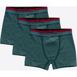 Malabadi Erkek Çocuk Yeşil 3 lü Pamuk Elastan Boxer 3M208 - 10 Yaş