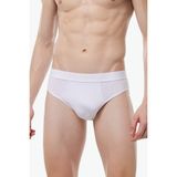 Malabadi Erkek Extra Yumuşak Micro Modal Slip Külot 980 (Beyaz, 2XL)