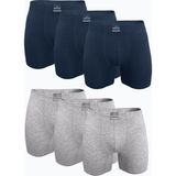 Malabadi Erkek Füme Gri 6 Lı Premium Collection Modal Uzun Boxer 6M250 - 2XL - Füme - Gri