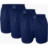 Malabadi Erkek Lacivert 3 Lü Geniş Kalıp Büyük Beden %100 Pamuk Battal Boxer 3M024 - 6XL