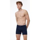 Malabadi Erkek Lacivert Pamuk Elastan Uzun Boxer 073 - 2XL
