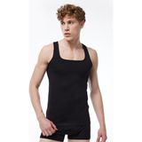 Malabadi Erkek Siyah Kare Yaka Modal Atlet 026 - 2XL
