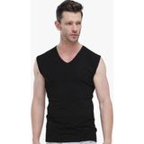Malabadi Erkek V Yaka Kolsuz Modal Body 064 - 2XL - Siyah
