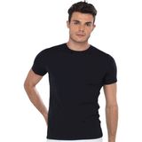 Malabadi Erkek Yuvarlak Yaka Kısa Kol Modal Body 030 - XL - Siyah