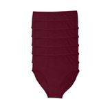 Malabadi Kadın 6 lı Paket Modal Yüksek Bel Slip Külot 1955 (Bordo, S)