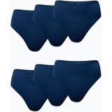 Malabadi Kadın 6 lı Paket Modal Yüksek Bel String Tanga 6M178 (Lacivert, 2XL)