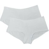 Malabadi Kadın Beyaz 2 Li Paket Modal Bato Slip Külot 1126 - 2XL - Ekru