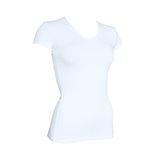 Malabadi Kadın Modal V Yaka Kısa Kollu Body 145 (M, Beyaz)