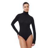 Malabadi Kadın Tam Balıkçı Çıtçıtlı Modal Body 136 Siyah/S