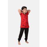 Malabadi M3001 Kırmızı Erkek Çocuk Pijama Takımı