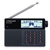 Malahiteam MLite-880 Lisanslı SDR Dijital Taşınabilir Radyo, Tam Bant (LW/MW/SW/Havacılık), SSB/RDS, Gerçek Zamanlı Spektrum Ekranı, TF Kart Kaydı, Bluetooth, 5000mAh Şarj Edilebilir Pil