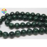 Malakit Taşı Royal Quality YARIM Dizi 7-8mm (18cm uzunluğundadır)