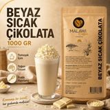Malawi Coffee Beyaz Sıcak Çikolata 1000 gr - 1 kg