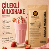 Malawi Coffee Çilekli Milkshake 1000 gr - 1 kg