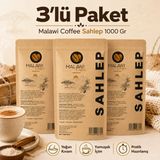 Malawi Coffee Sahlep 1000 gr x 3 Adet - 1 kg