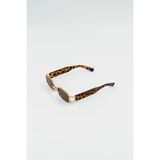 Maldia Shop Unisex Vintage Model Leopar Güneş Gözlüğü - Alaca Kahverengi