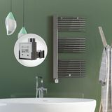 Male Elektrikli Havlupan 600X1190 Krom (Ktx3 Termostat) 600W Spiral Kablolu