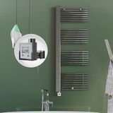 Male Elektrikli Havlupan 600X1600 Krom (Ktx3 Termostat) 600W Spiral Kablolu