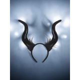 Malefiz Tacı Boynuzlu Maleficent Taç Cadılar Bayramı Parti Aksesuarı