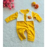 Malkoç Bebe Sarı Kadife Boleralı Bebek Tulum - 6 - 9 Ay - 01S-Sarı