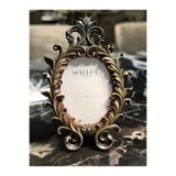 MALKOÇ HOME Oval Sarmaşık Çerçeve Dk Karışık 15x20