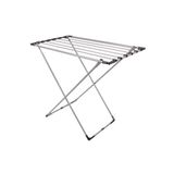 MallArt® Gri Katlanabilir Çamaşır Kurutmalığı – Kompakt ve Dayanıklı Metal Gövdeli Kurutma Askısı | Banyo, Balkon, Teras ve Bahçe Kullanımı için Uygun