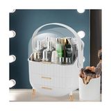 Mallart® Kapaklı Kozmetik Düzenleyici Organizer – Çekmeceli, Su Geçirmez, Taşınabilir Makyaj & Cilt Bakım Organizeri (38 cm Büyük Boy) - Option-1