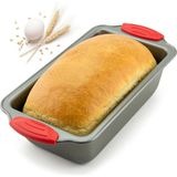 Mallart® Profesyonel Baton Ekmek ve Kek Kalıbı - Yapışmaz Karbon Çelik Granit Kaplama Fırın - Çok Renkli