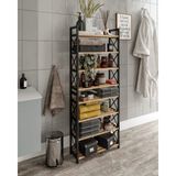 Mallbilia Dekoratif Banyo Düzenleyici Organiser Havluluk Peçetelik Çok Amaçlı Raf 8 Katlı - Renkli