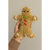 MALLY PET PROFESSIONEL PET CARE Gingerbread Man - El Yapımı Sesli Kedi ve Köpek Oyuncağı