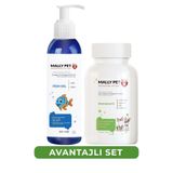 MALLY PET PROFESSIONEL PET CARE Köpek ve Kediler İçin Omega 3 ve Vitamin Desteği Seti (Fish Oil & Immune+C)