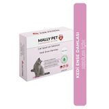 Mallypet Spot-on Solution Kedi Pire Dış Parazit Deri Bakımı için Bitkisel Damla Seti 5 Tüp