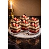 Maloria 6'lı Magnolia 9x9 Kasesi Tatlı Puding,dondurma Kasesi El Yapımı Cam Magnolia Kabı